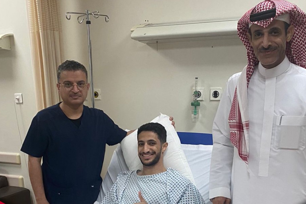 جراحة ناجحة في الرباط الصليبي للاعب الوحدة