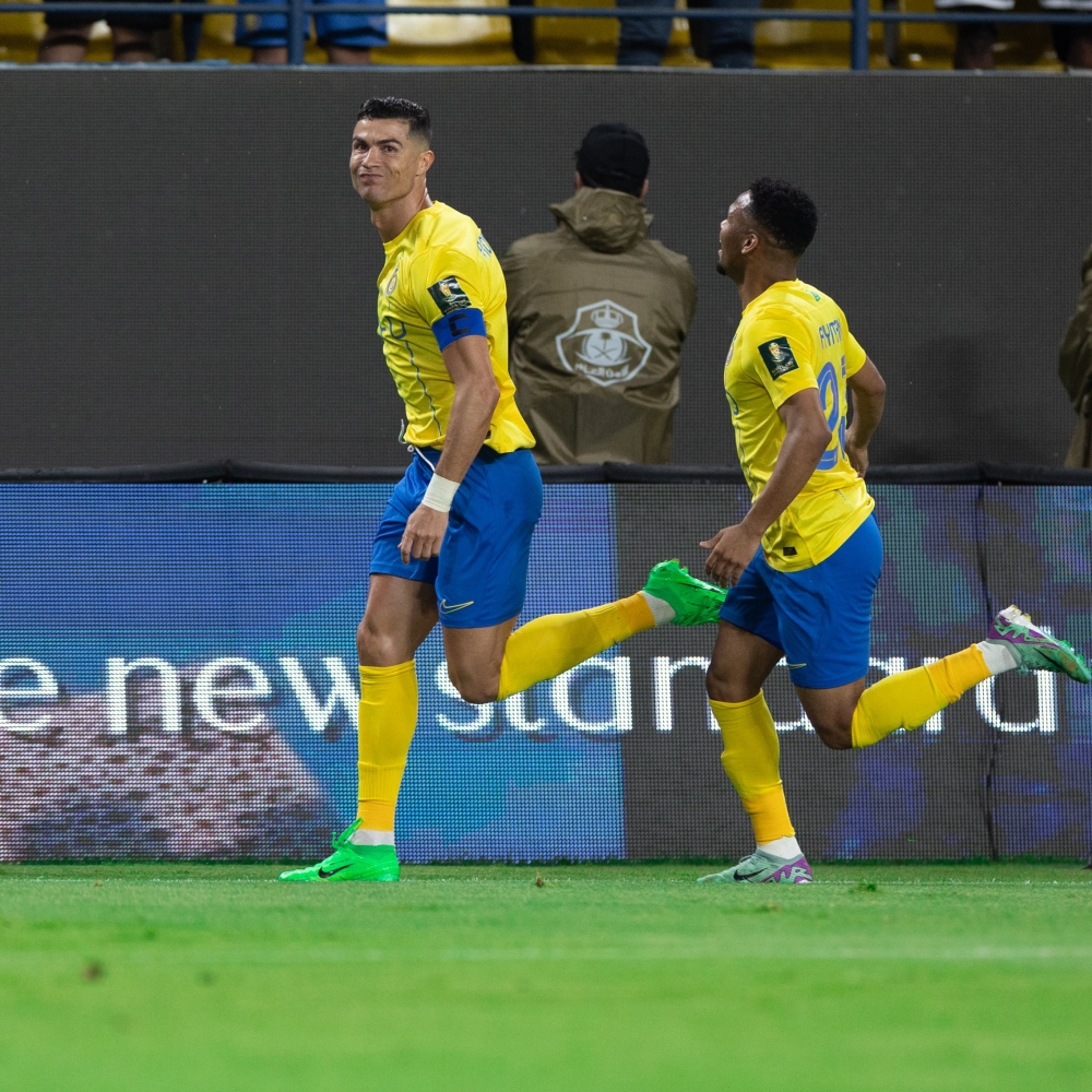 رونالدو الأفضل في مباراة النصر أمام الخليج في كأس الملك