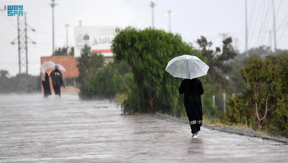 "الأرصاد" : أمطار متوسطة على منطقة الباحة
