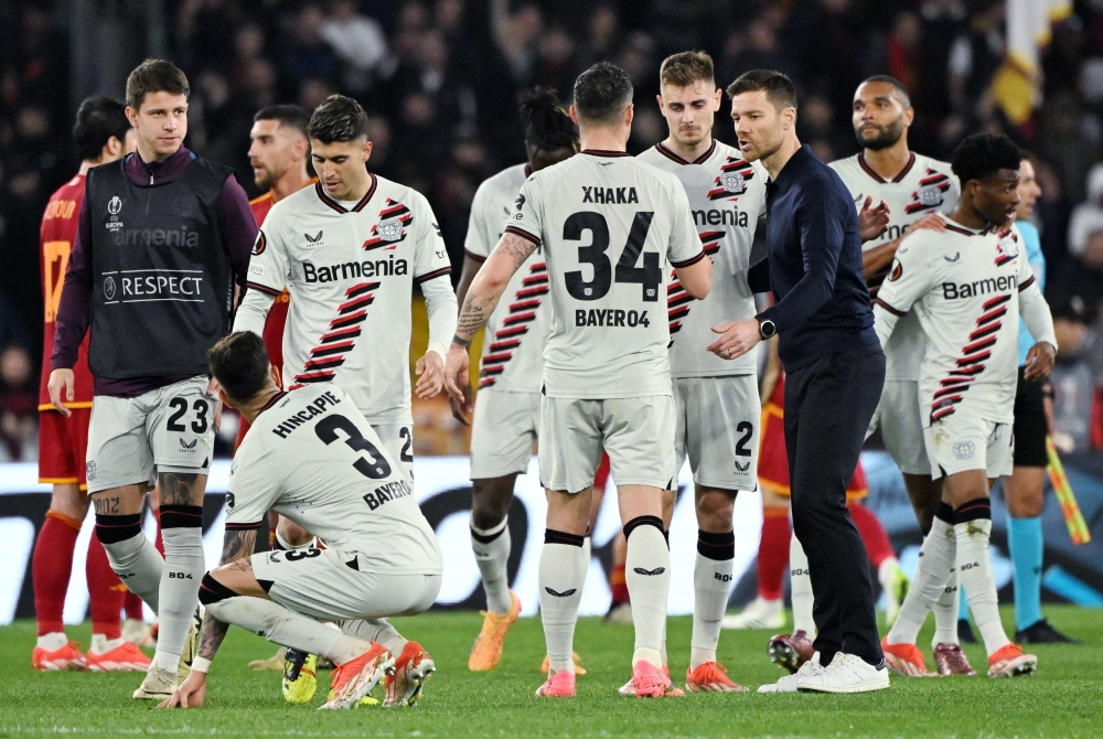 ليفركوزن يفوز على روما ومارسيليا يتعادل مع أتالانتا بالدوري الأوروبي