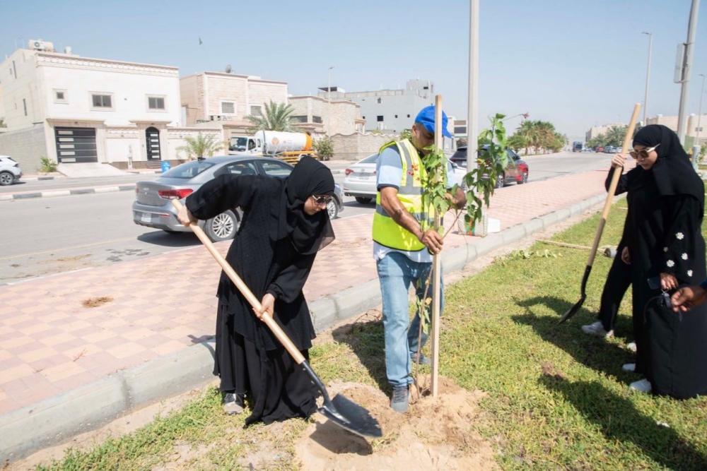 مبادرة تطوعية لزراعة 183 شجرة بالجارودية - اليوم