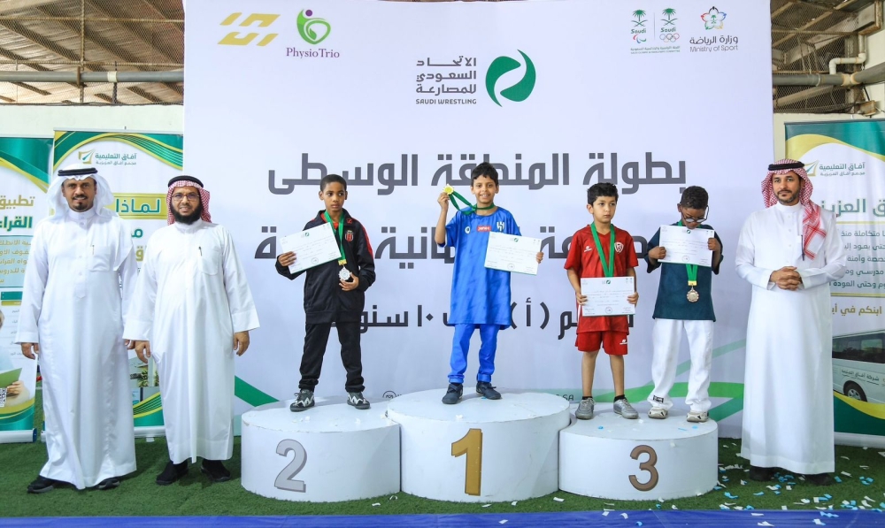 الهلال يسيطر على بطولة الوسطى لمصارعة البراعم