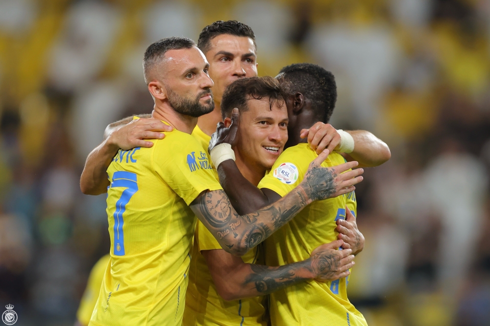 ثلاثي النصر مهدد بالغياب عن الديربي أمام الهلال