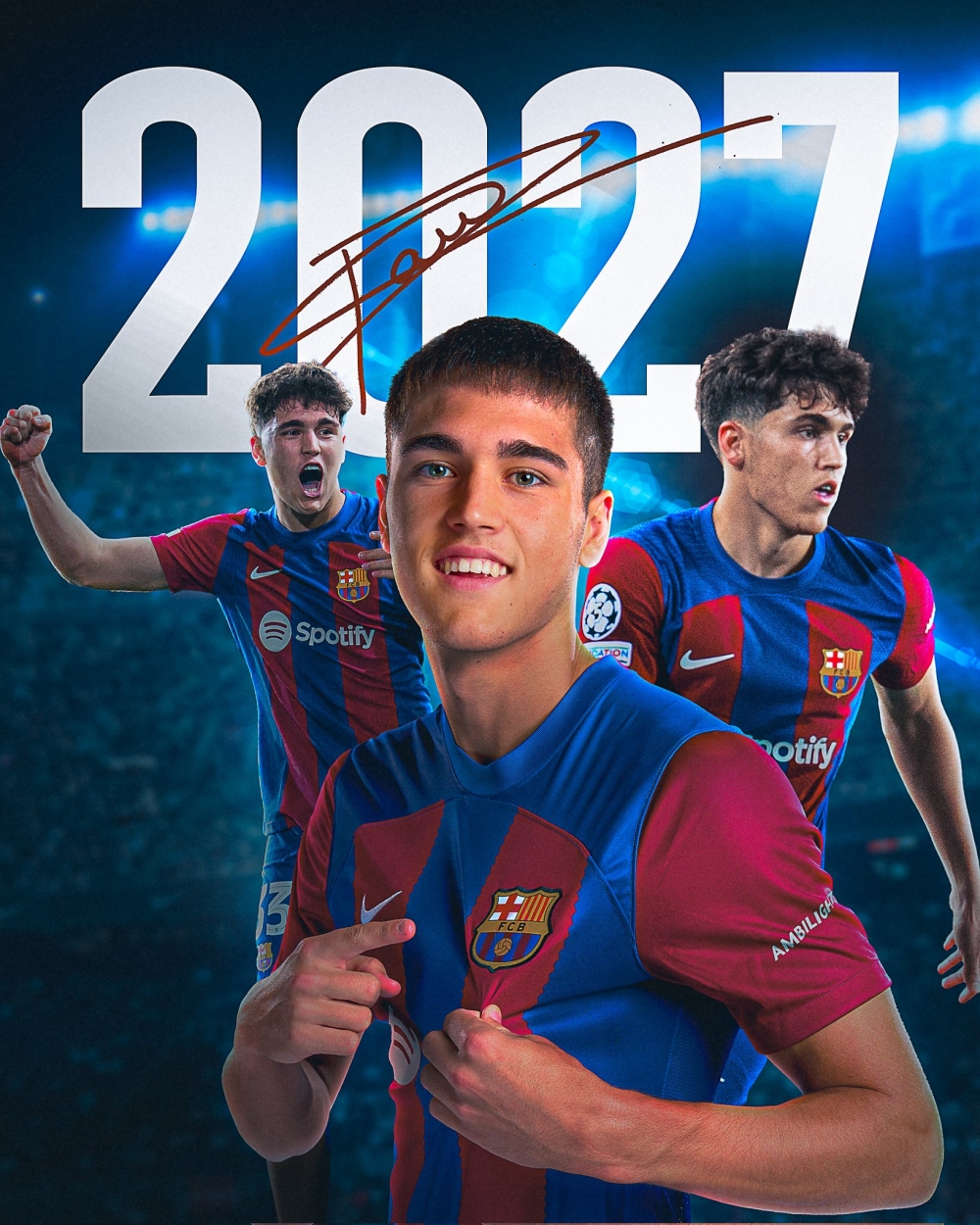  برشلونة يمدد تعاقده مع المدافع الشاب كوبارسي