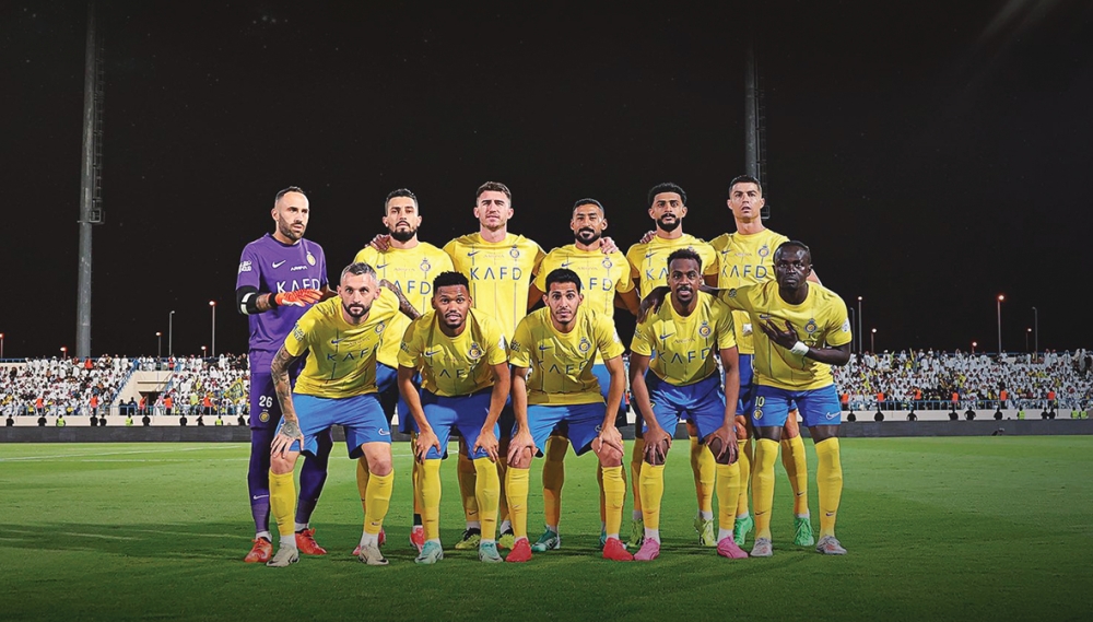 رباعي النصر مهدد بالغياب عن مباراة الكلاسيكو أمام الاتحاد