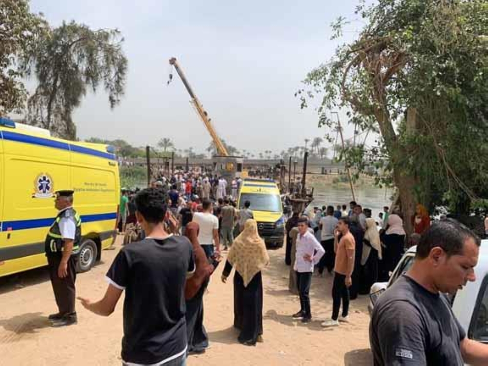 حادث معدية أبو غالب- متداولة