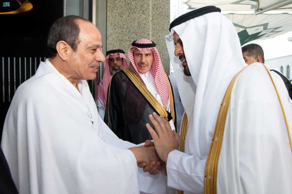 الرئيس المصري يصل إلى جدة لأداء مناسك الحج - واس