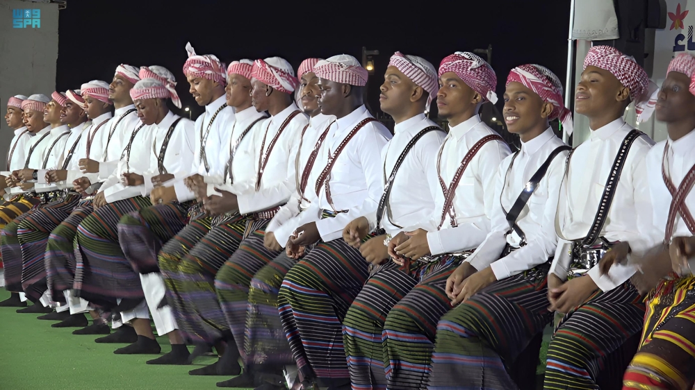 شاهد| الفنون الشعبية بهجة الأعراس في صيف جازان