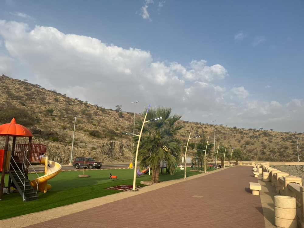 سد الجنابين في الباحة - اليوم 