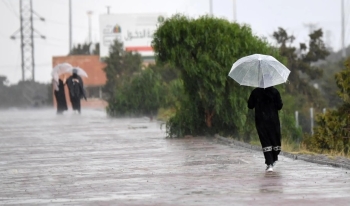 أمطار غزيرة على نجران - واس