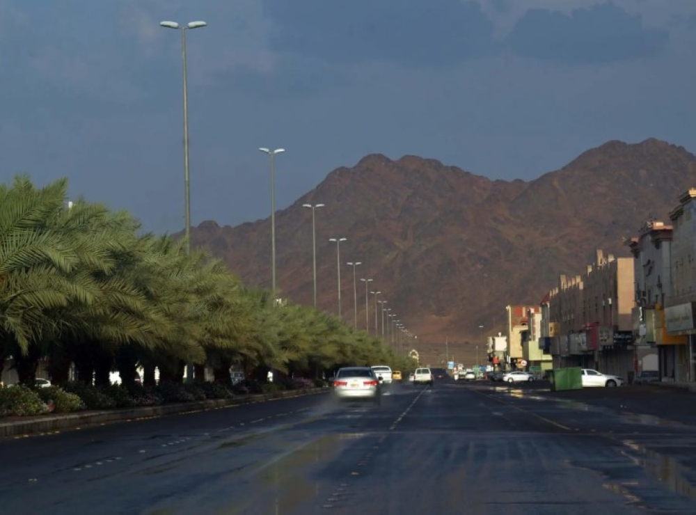 أمطار متفاوتة على أجزاء من المدينة المنورة