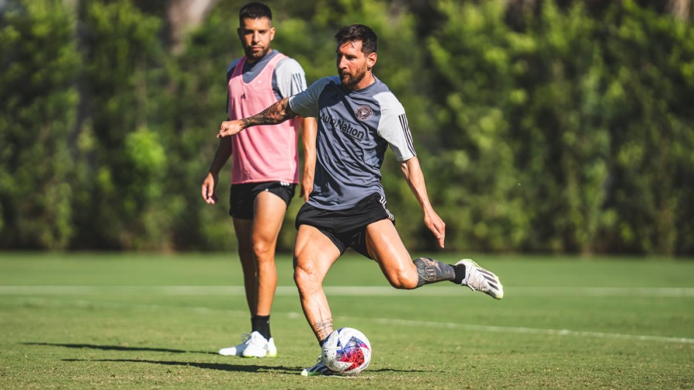 ميسي يعود لتدريبات إنتر ميامي الأمريكي 