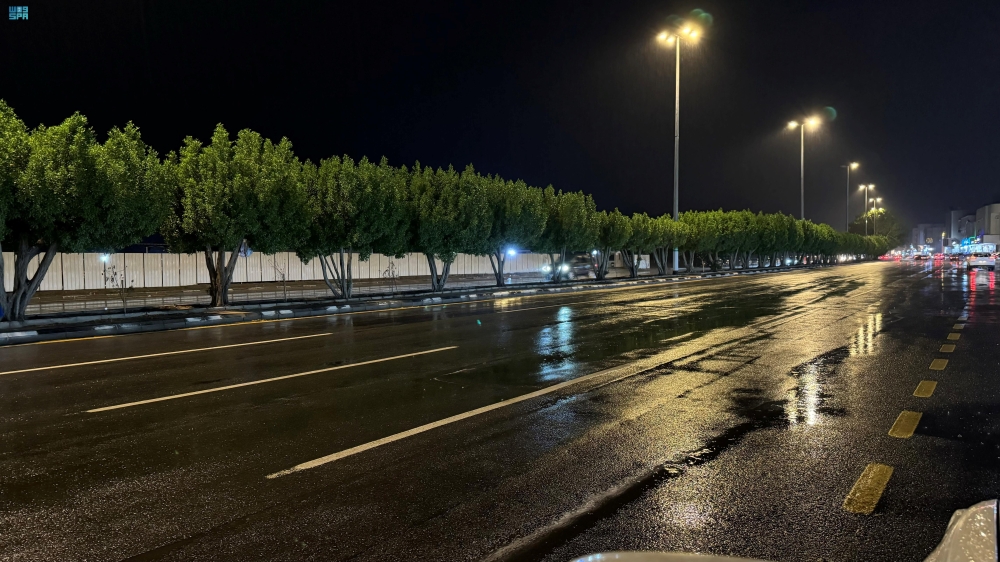 صور| أمطار غزيرة على مكة المكرمة