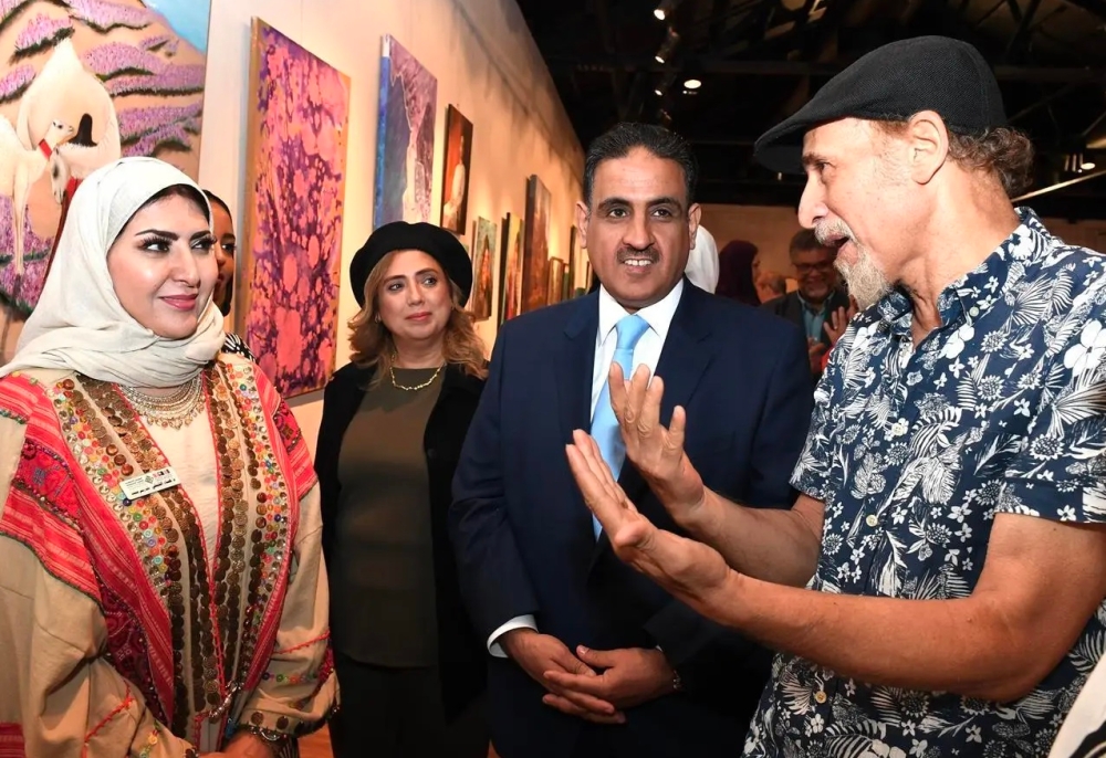 مصر.. فنانو المملكة يزينون معرض 'ما وراء الإطار'