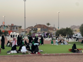 حدائق ومتنزهات حائل تستقبل الزوار ابتهاجًا باليوم الوطني 94 - اليوم 