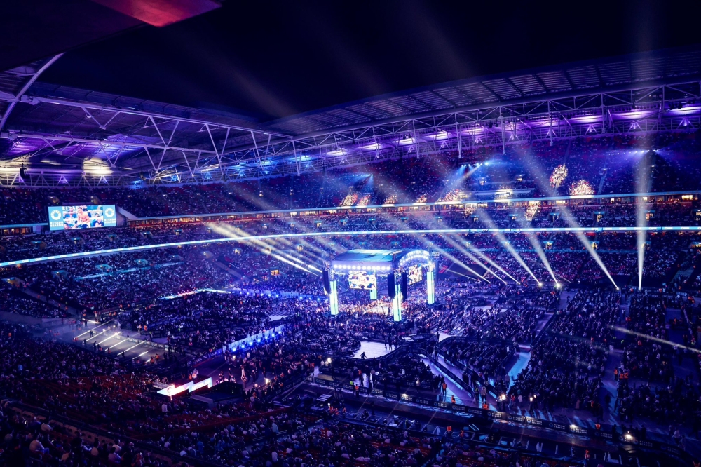 أرقام قياسية في نزال Riyadh Season Card Wembley Edition