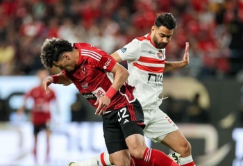 الأهلي والزمالك بمباراة سابقة