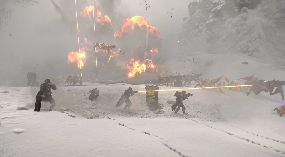 لعبة Helldivers 2.. مغامرة ملحمية ضد الغزو الفضائي
