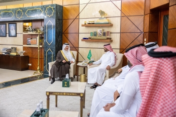 أمير الشرقية خلال استقبال المتنازل عن قاتل ابنه لوجه الله تعالى 