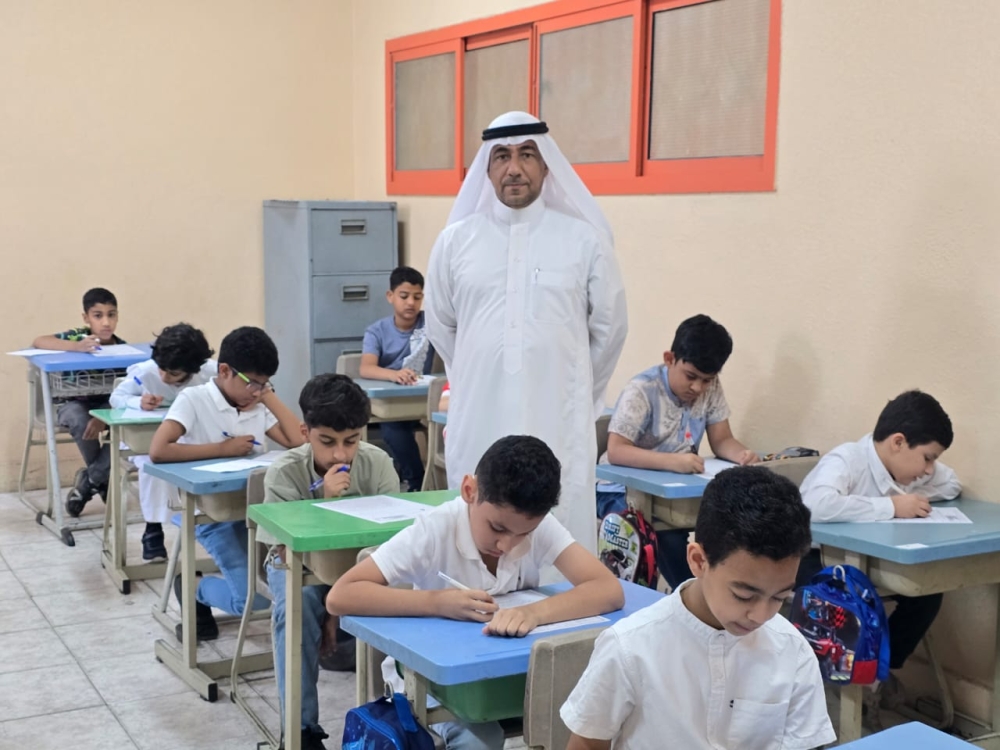صور | انطلاق اختبارات الفصل الأول.. والنتائج الخميس المقبل