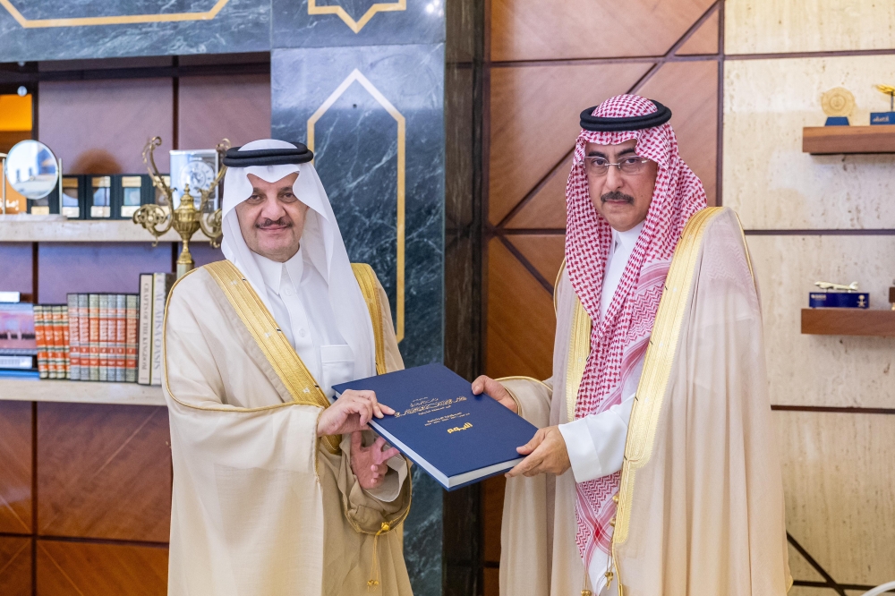 أمير الشرقية يستقبل رئيس مجلس إدارة دار 'اليوم'