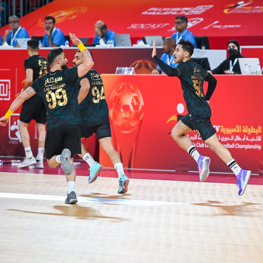 الخليج يرفع سقف طموحات جماهيره للاحتفاظ بلقب آسيا لليد