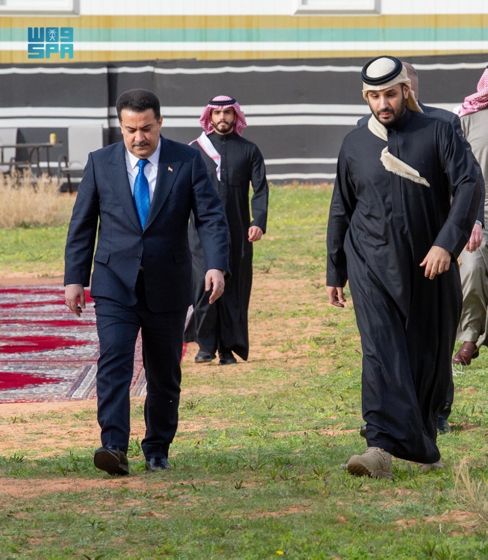 ولي العهد يلتقي رئيس الوزراء العراقي في العلا