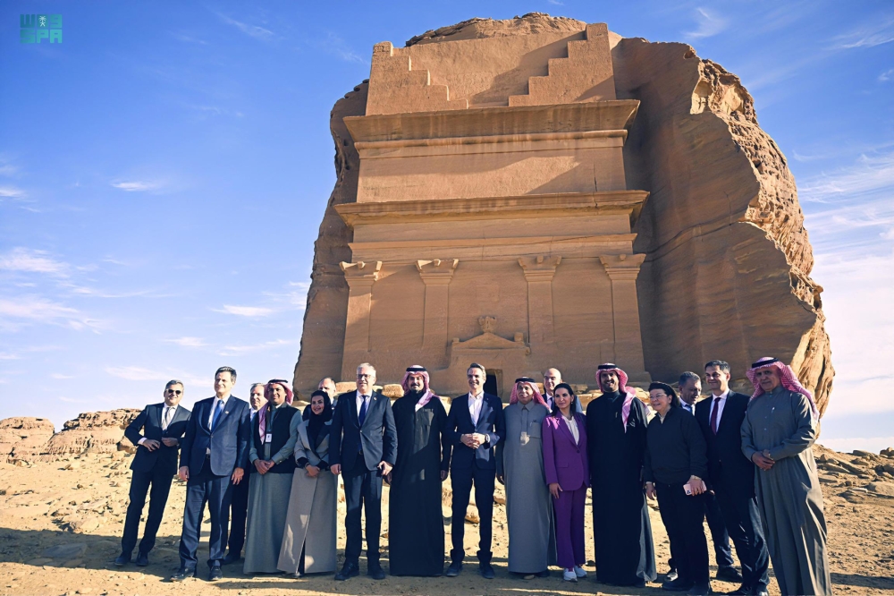 رئيس الوزراء اليوناني يزور معالم العُلا الأثرية- واس