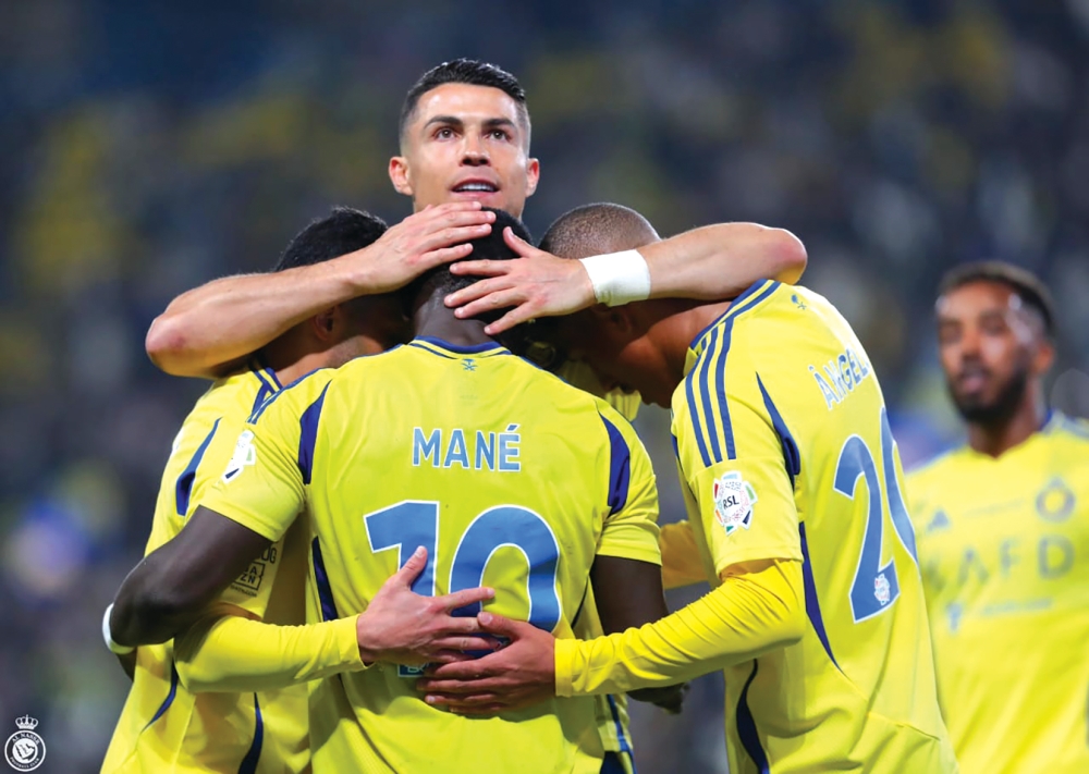 4 غيابات عن النصر أمام الخليج في روشن