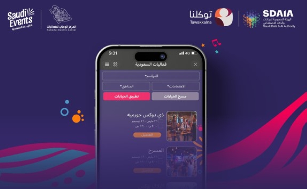 للتسهيل على المستفيدين.. إدراج 'فعاليات السعودية' ضمن 'توكلنا'