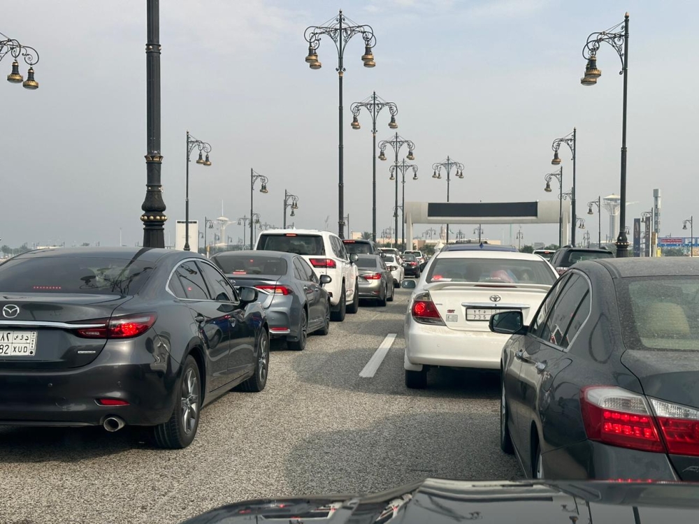 السفر على جسر الملك فهد - اليوم 