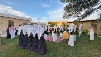العرضة السعودية تتصدر احتفالات يوم التأسيس بالأحساء