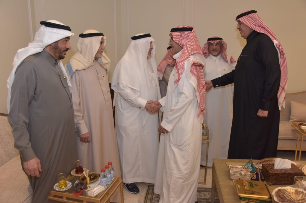 البراك يستقبل المهنئين بالشهر الفضيل - اليوم