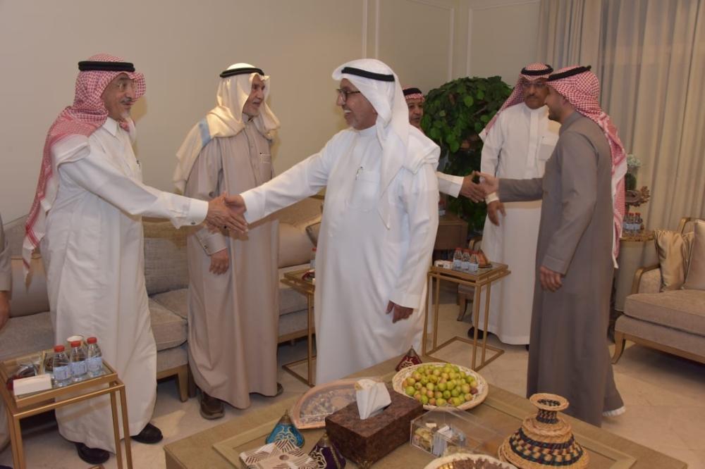 البراك يستقبل المهنئين بالشهر الفضيل - اليوم