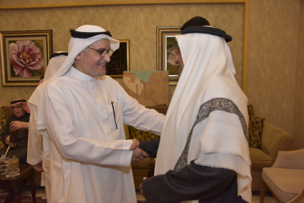 الزامل يستقبل المهنئين بالشهر الفضيل - اليوم 