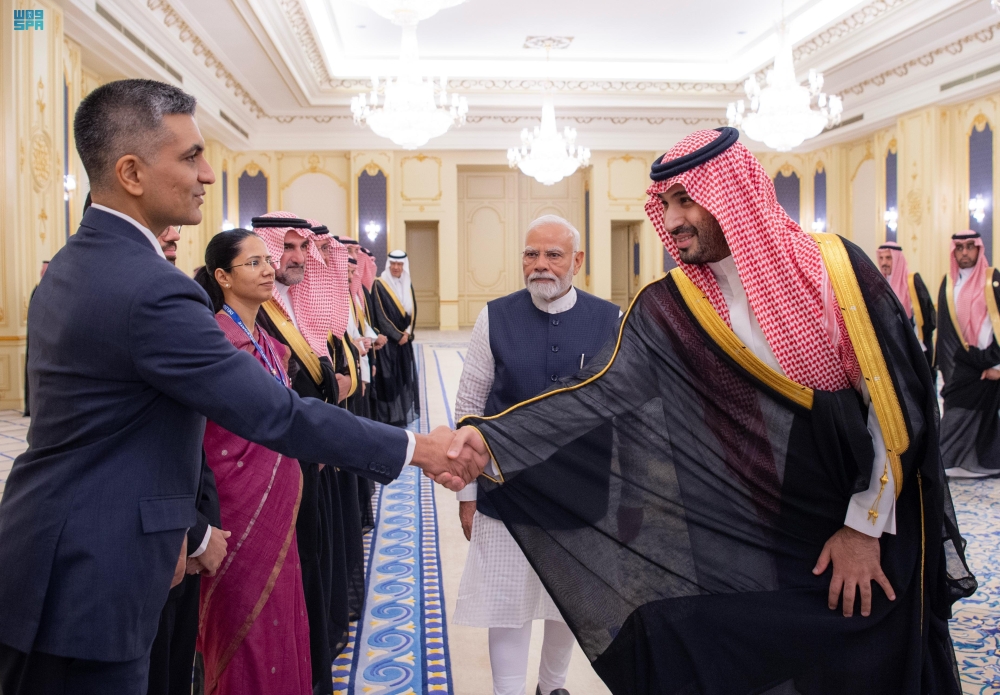ولي العهد ورئيس الوزراء الهندي يرأسان مجلس الشراكة الاستراتيجية