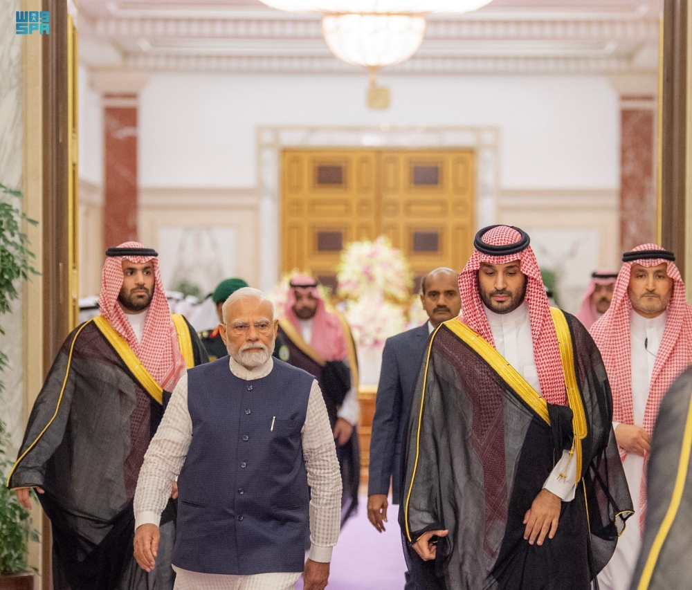 ولي العهد ورئيس الوزراء الهندي يرأسان مجلس الشراكة الاستراتيجية
