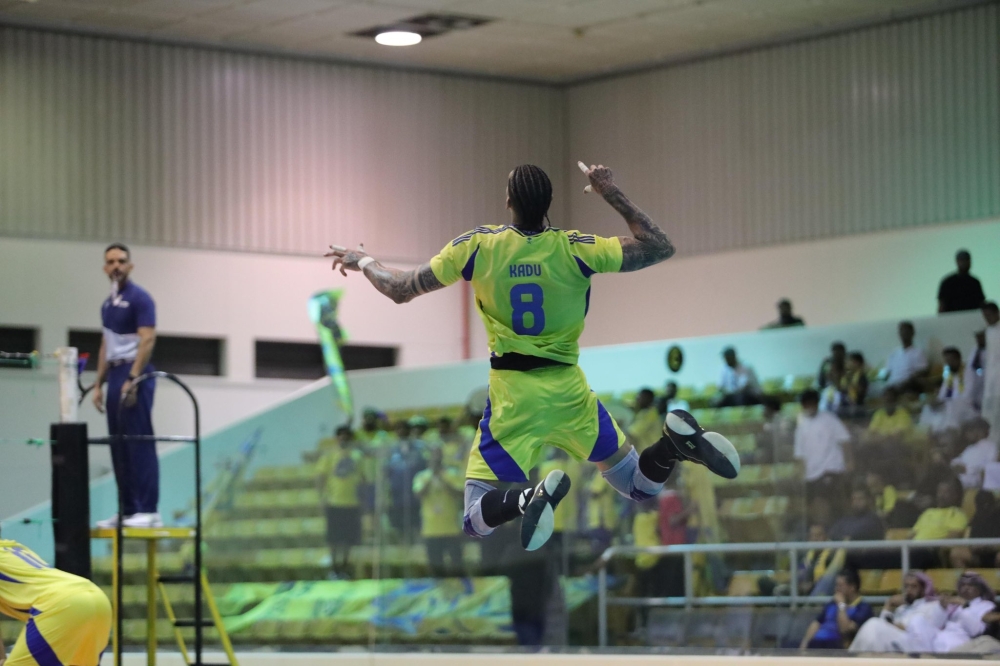 النصر يتوج بلقب النخبة للطائرة بالفوز على الخليج