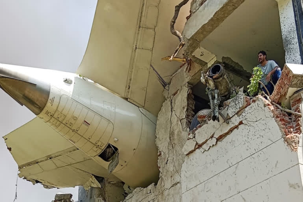  تحطم الطائرة الهندية - etv bharat