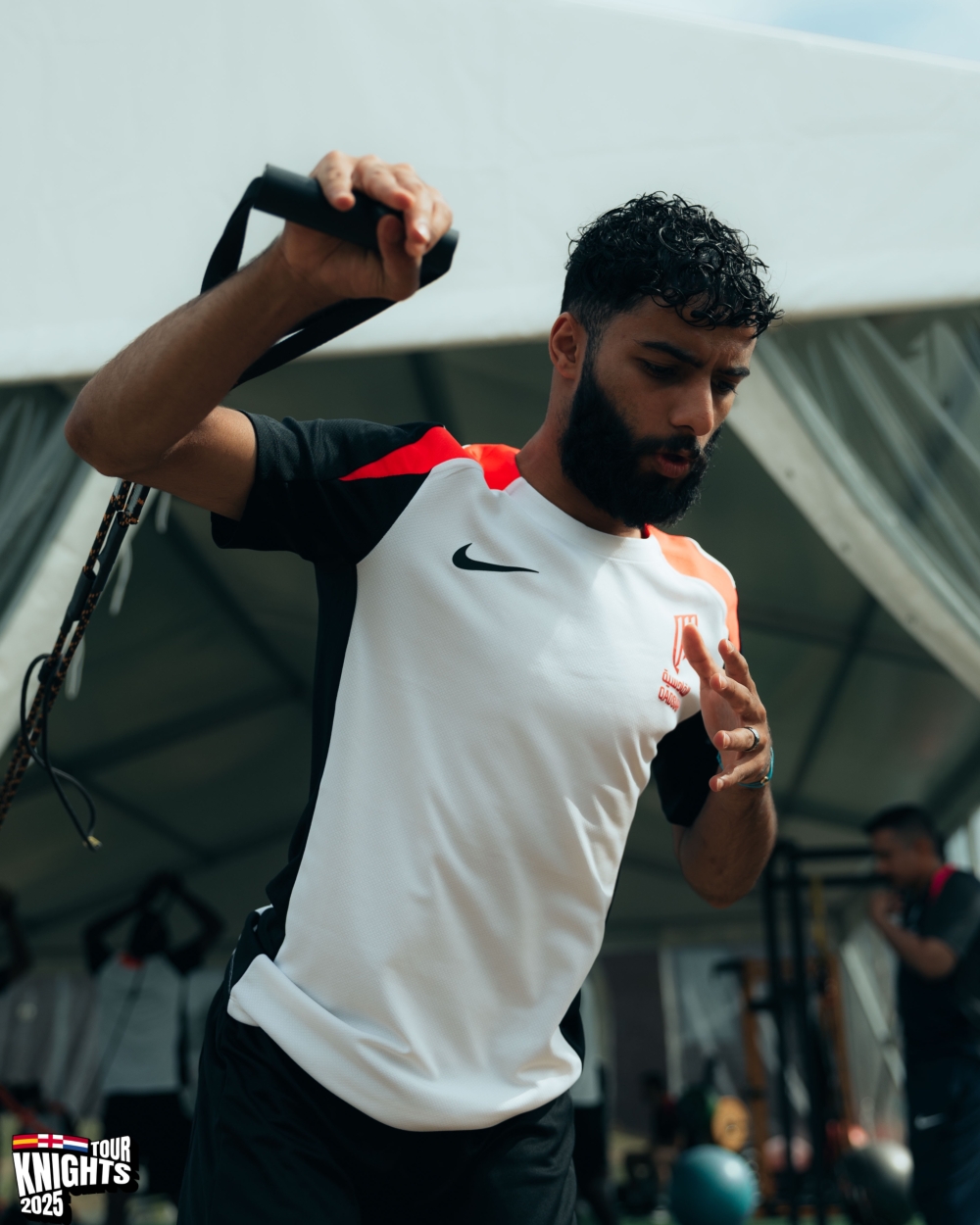 صالة الحديد تجهز لاعبي القادسية في معسكر هولندا