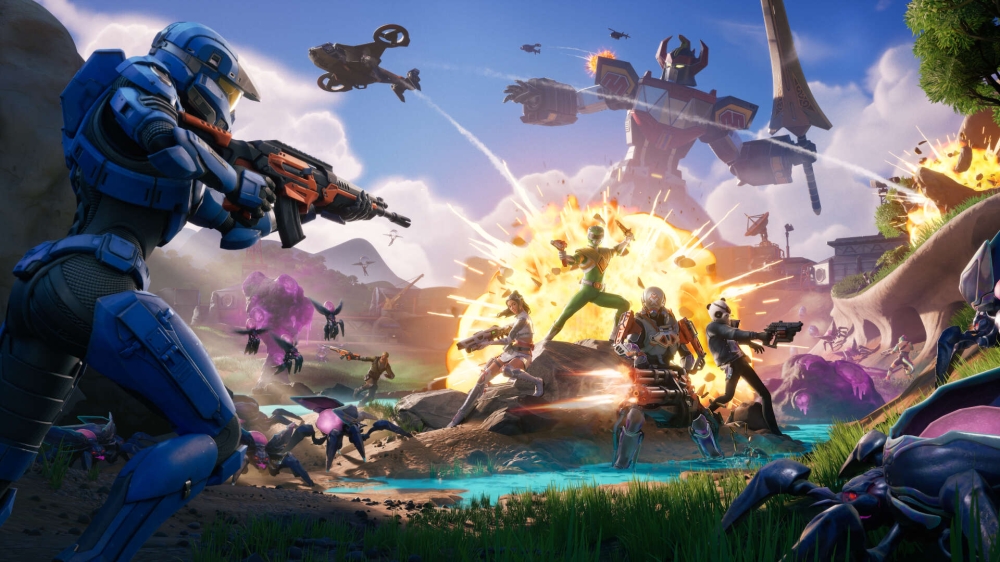 ينطلق غدًا.. عودة Power Rangers في عرض واقعي بالموسم الجديد من Fortnite