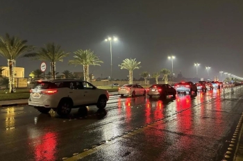 أمطار متوسطة على نجران - واس