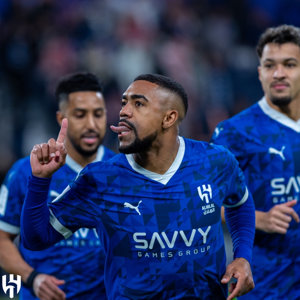 رسالة من مالكوم قبل مباراة الهلال أمام القادسية