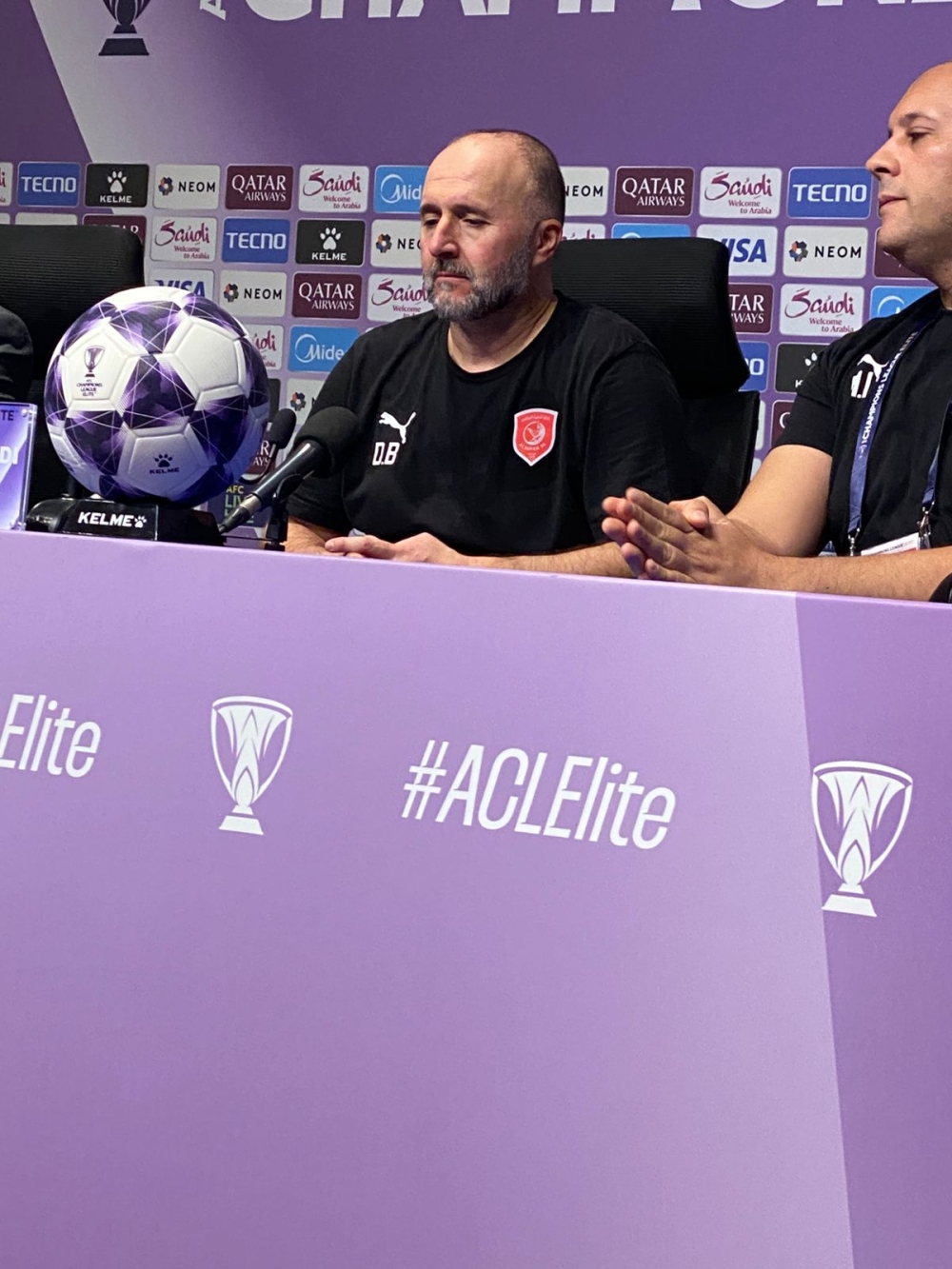 جمال بلماضي مدرب الدحيل يعلق على الهزيمة من الهلال.. ماذا قال؟