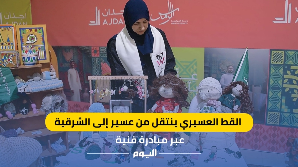 فيديو.. القط العسيري ينتقل إلى الشرقية عبر مبادرة فنية