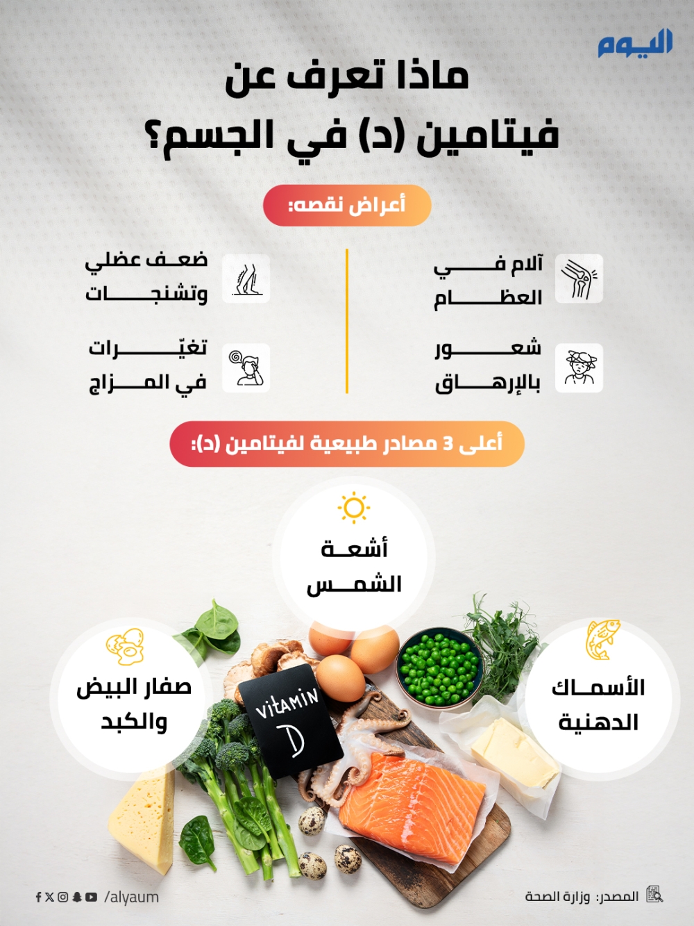 ماذا تعرف عن فيتامين (د) في الجسم؟ 