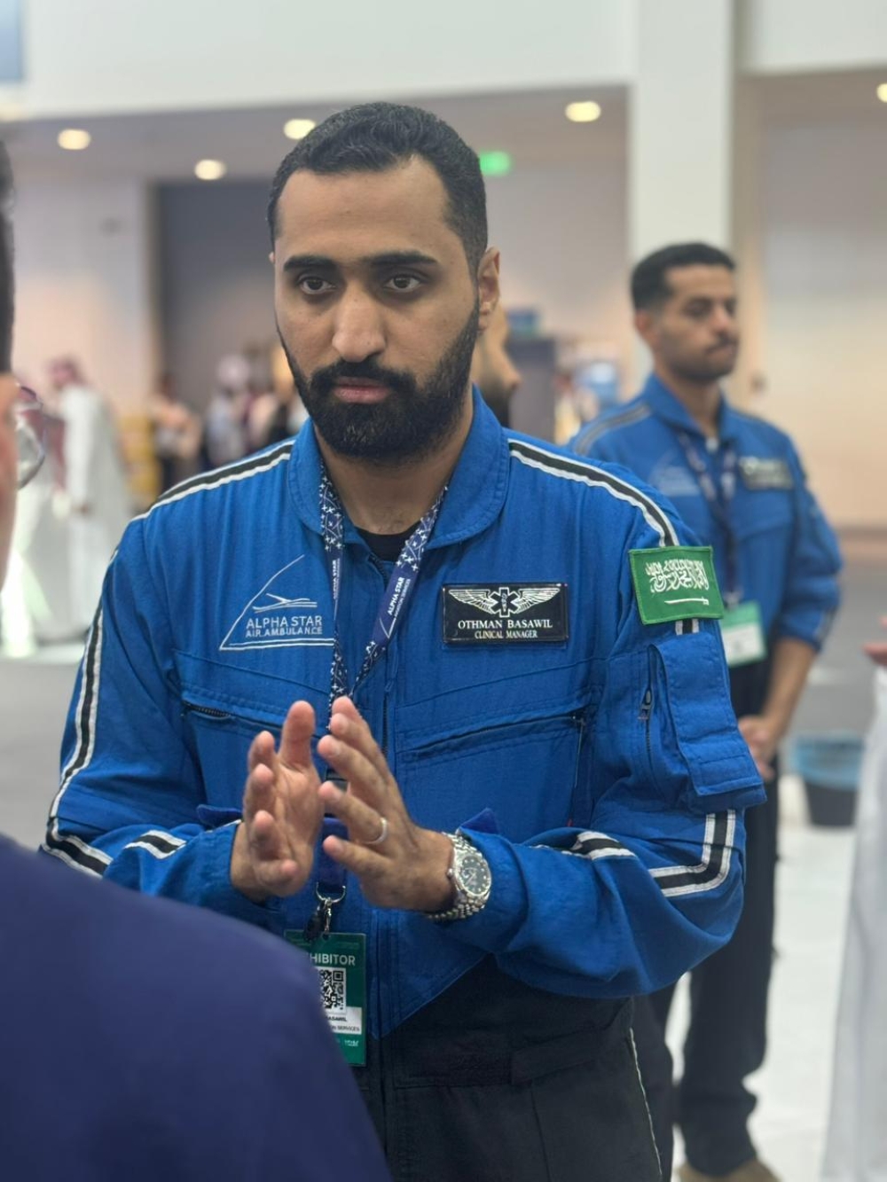 المسعف الجوي عثمان باصويل - اليوم