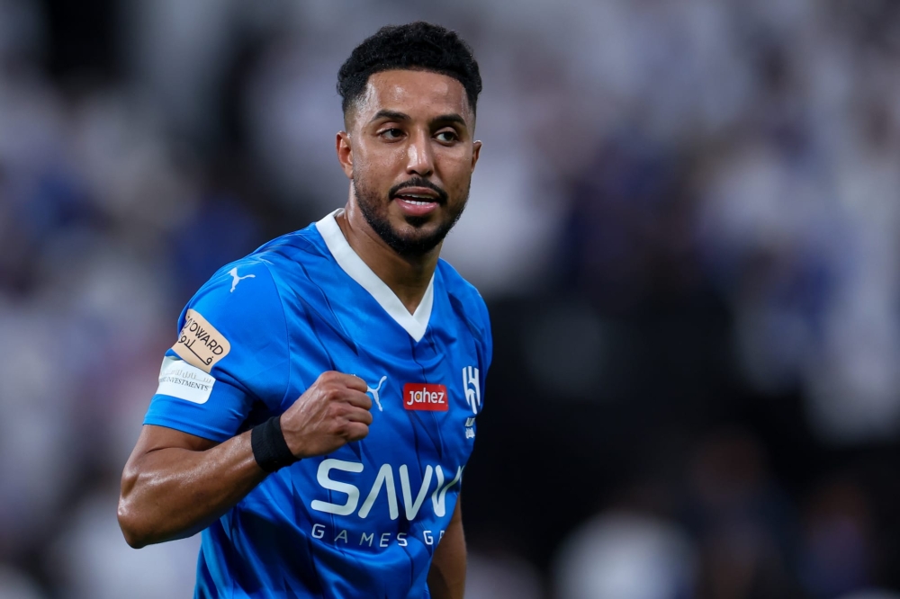 اختبار يحسم موقف سالم الدوسري من مباراة الهلال والشباب