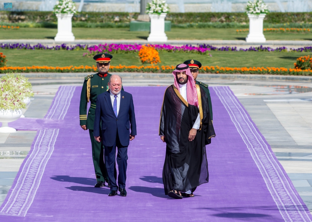 ولي العهد يستعرض العلاقات الأخوية مع ملك ماليزيا