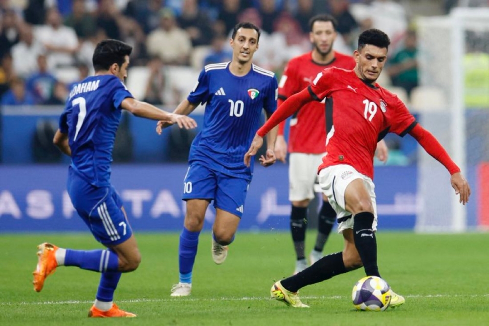 الكويت يتعادل إيجابيا أمام مصر في كأس العرب